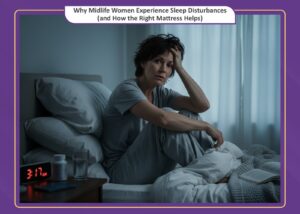 Midlife Women Sleep Disturbances and How the Right Mattress Helps