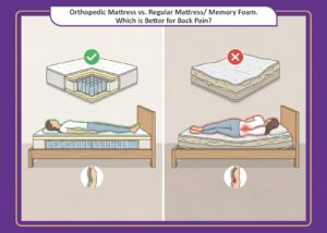 Orthopaedic Mattress vs Regular Memory-Foam Mattress: Which Is Better for Back Pain?