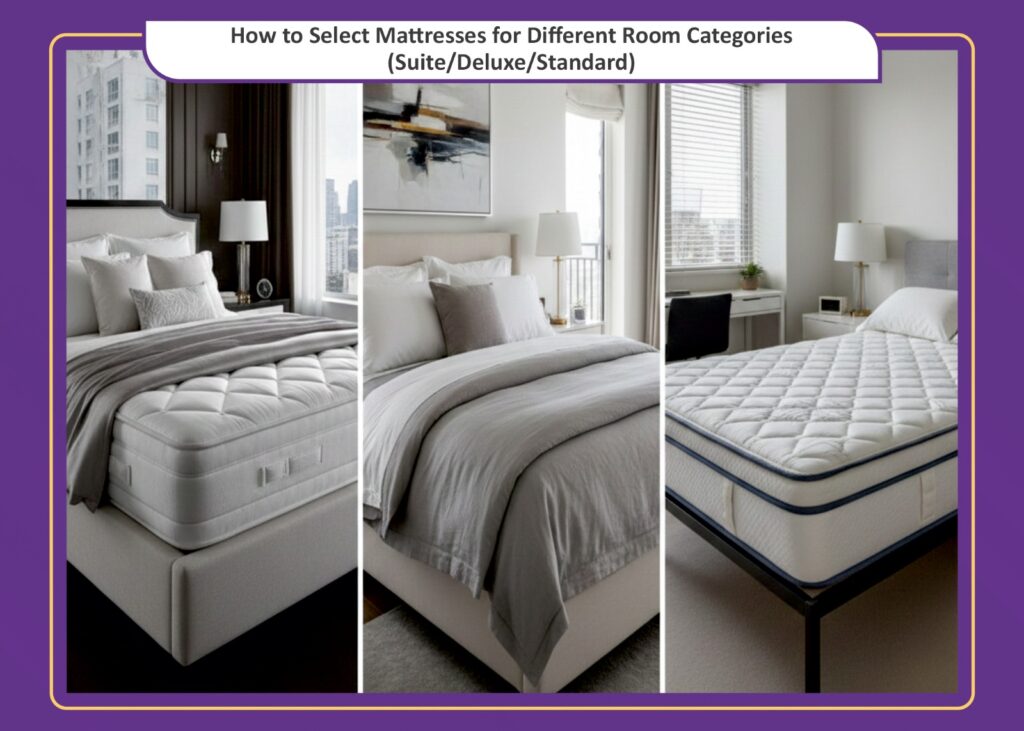 How to Select Mattresses for Different Hotel Room Categories (Suite / Deluxe / Standard)