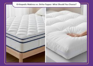 An ortho topper is a thick cushioning layer placed on top of your mattress to enhance its firmness, support, and overall comfort. Unlike regular mattress toppers that focus mainly on softness, an ortho topper is engineered to help maintain the body’s natural posture during sleep. It works by distributing weight evenly, providing targeted support to the neck, shoulders, back, and hips. Whether your current mattress feels uneven, too soft, or has started sagging, adding an orthopaedic topper can rejuvenate it and significantly reduce sleep discomfort.