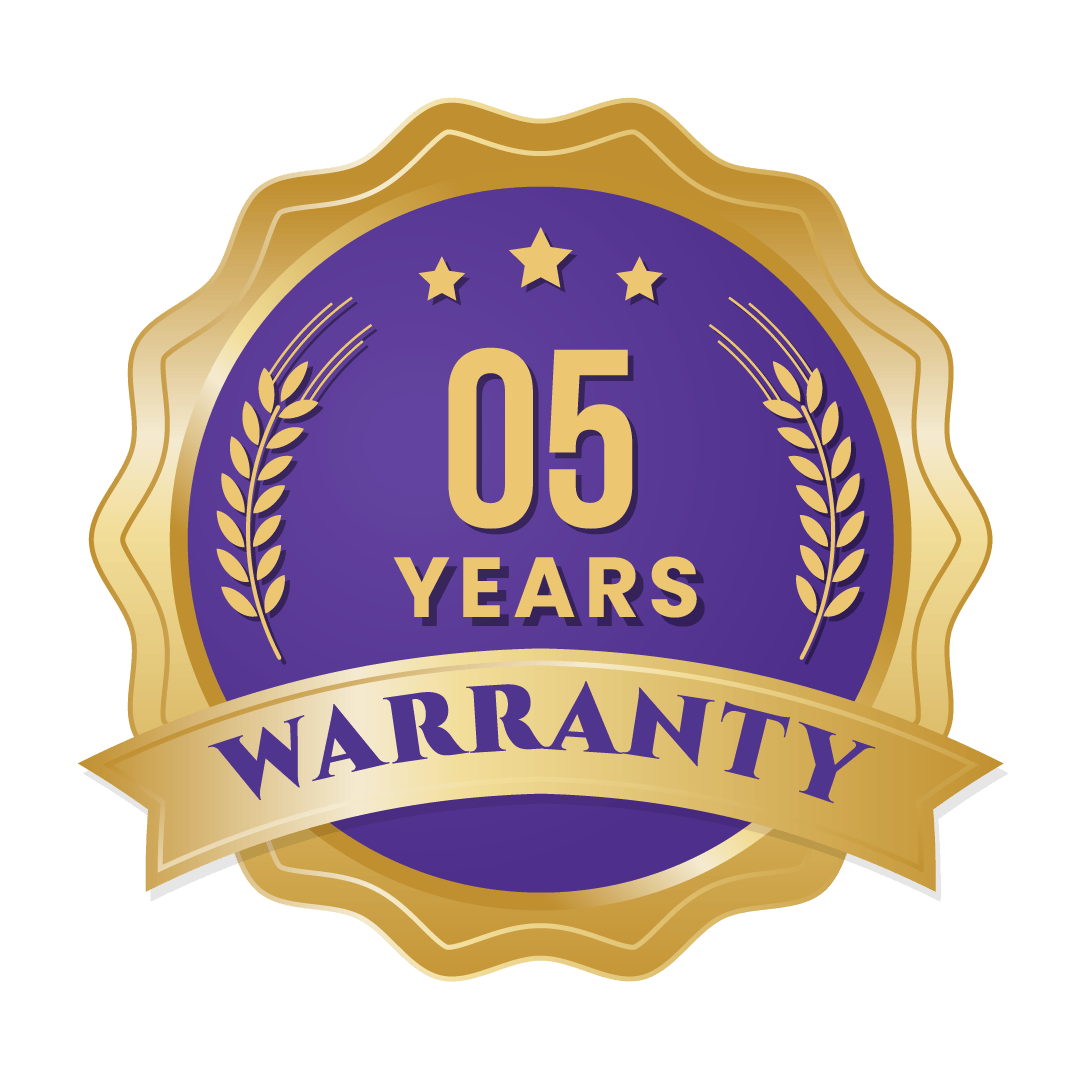 15 Years Warranty Badge