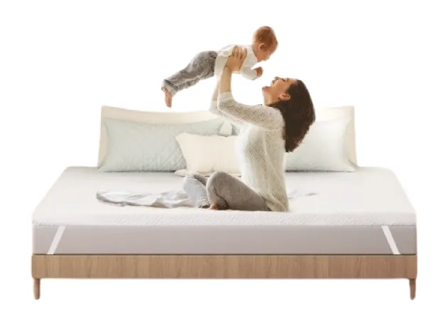 Mattress accessories display by Heavenly Slumber
