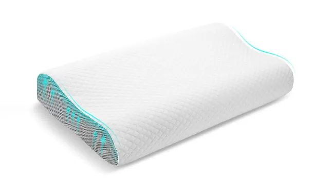 Contour bamboo charcoal latex pillow